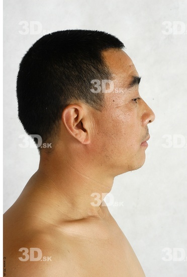 Whole Body Phonemes Man Asian Nude Slim Male Studio Poses