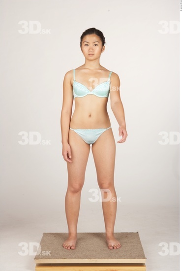 Whole Body Woman Asian Underwear Slim