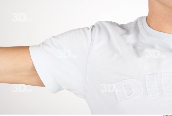 Arm Man White Casual Athletic