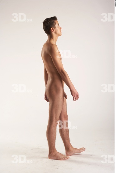 Whole Body Phonemes Man Other White Nude Slim Male Studio Poses