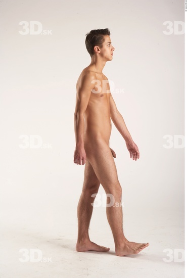 Whole Body Phonemes Man Other White Nude Slim Male Studio Poses