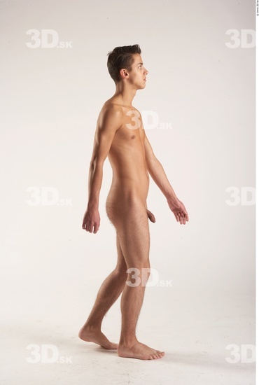 Whole Body Phonemes Man Other White Nude Slim Male Studio Poses