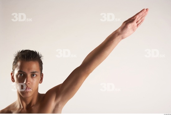 Whole Body Phonemes Man Other White Nude Slim Male Studio Poses