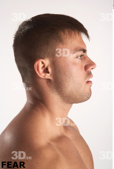 Face Emotions Man White Muscular