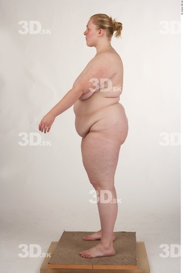 Whole Body Woman White Nude Overweight