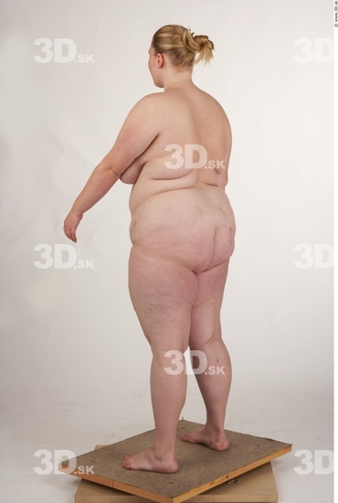 Whole Body Woman White Nude Overweight