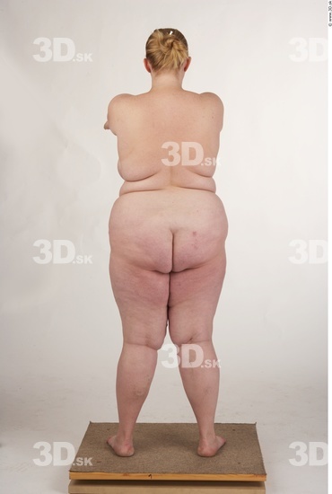 Whole Body Woman White Nude Overweight