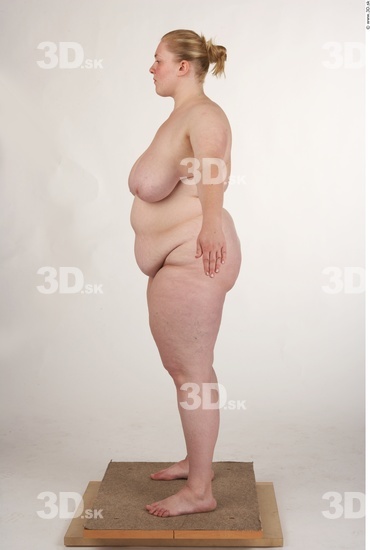 Whole Body Woman White Nude Overweight