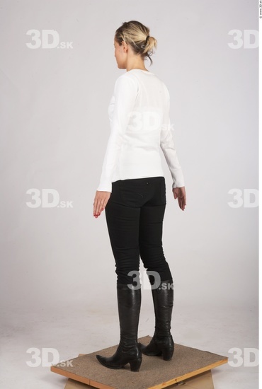 Whole Body Woman White Casual Slim