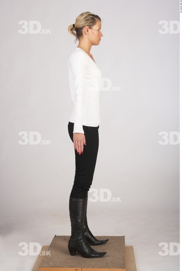 Whole Body Woman White Casual Slim