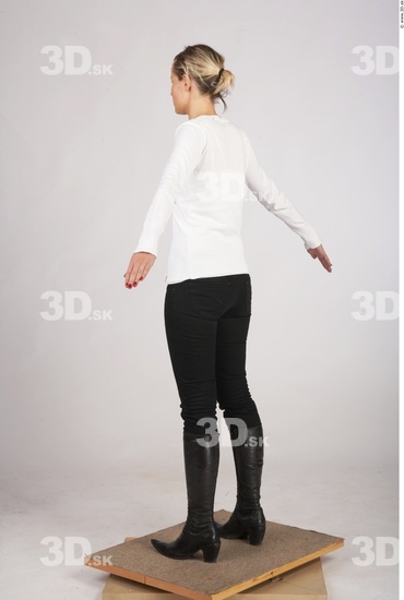 Whole Body Woman White Casual Slim