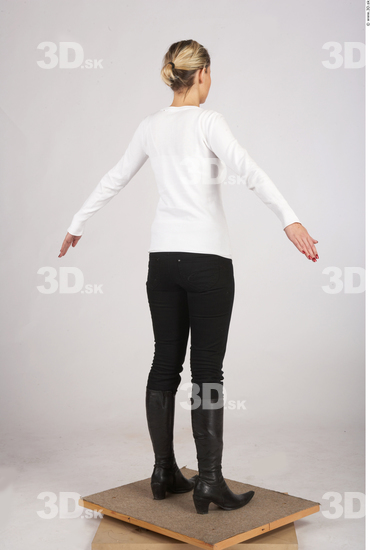 Whole Body Woman White Casual Slim