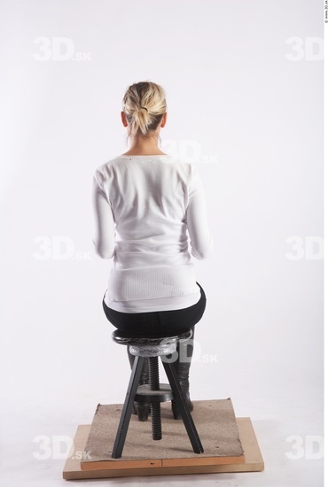 Whole Body Woman Artistic poses White Casual Slim