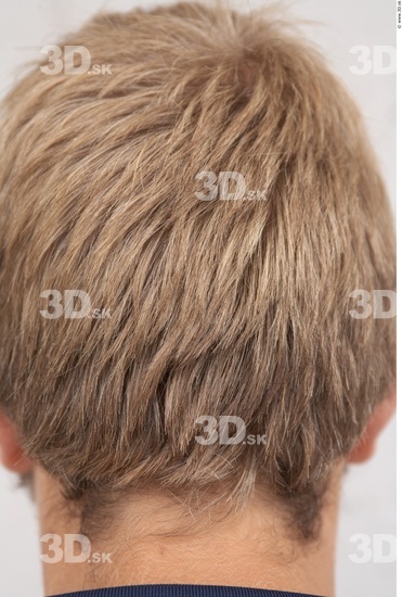 Hair Man White Casual Slim