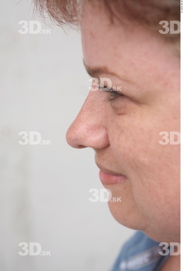 Nose Woman White Casual Chubby