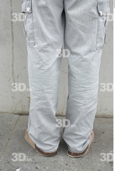 Calf Man White Casual Average