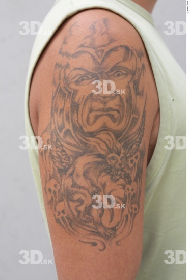 Arm Man White Tattoo Casual Average
