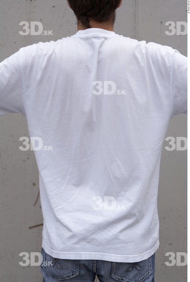 Upper Body Man White Casual Average