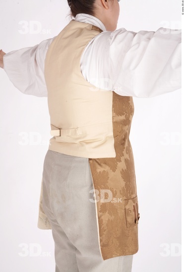 Whole Body Woman White Historical Average Costume photo references