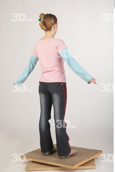 Whole Body Woman White Casual Slim