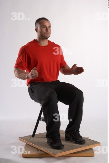 Whole Body Man Artistic poses White Casual Muscular