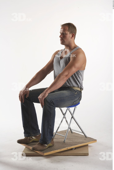 Whole Body Man Artistic poses White Casual Muscular