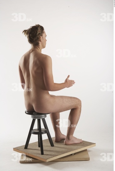 Whole Body Man Artistic poses White Nude Slim