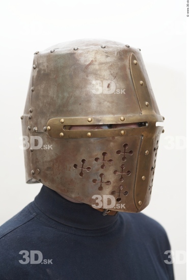 Head Man White Helmet Costume photo references