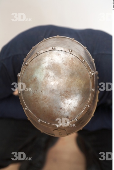 Head Man White Helmet Costume photo references