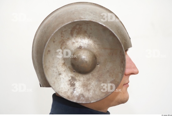 Head Man White Helmet Costume photo references