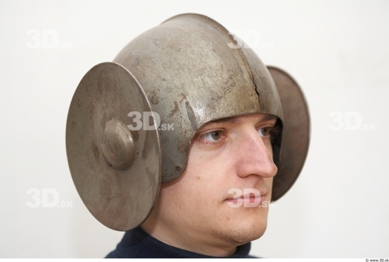 Head Man White Helmet Costume photo references