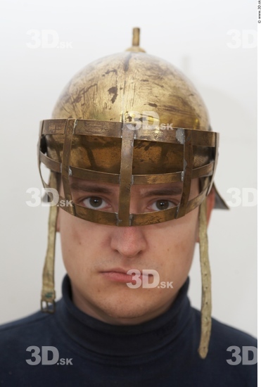 Head Man White Helmet Costume photo references