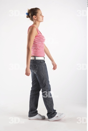 Whole Body Woman Animation references White Casual Slim