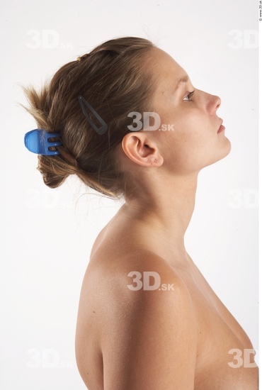 Neck Woman Animation references White Nude Slim