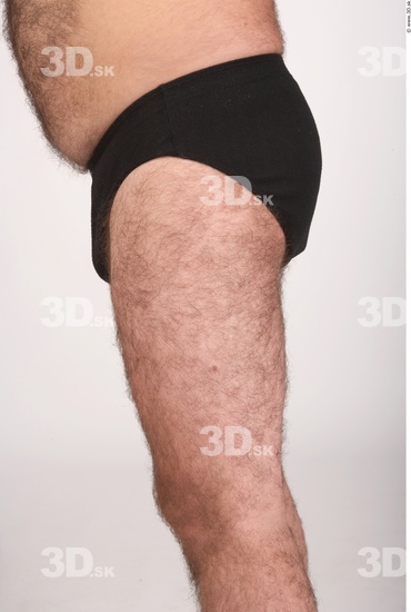 Thigh Whole Body Man Underwear Shoes Chubby Studio photo references