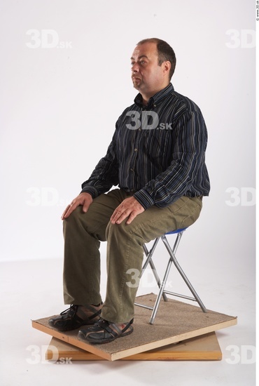 Whole Body Man Artistic poses White Casual Chubby