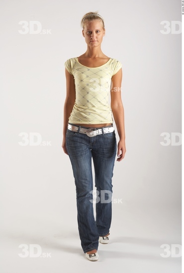 Whole Body Woman Animation references White Casual Slim