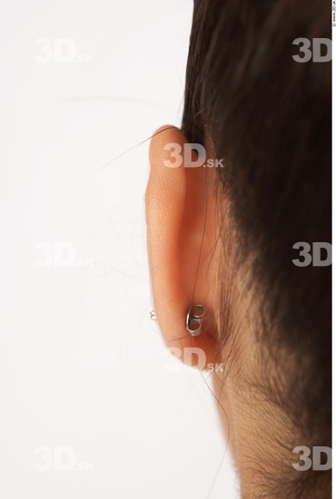 Ear Woman White Nude Slim