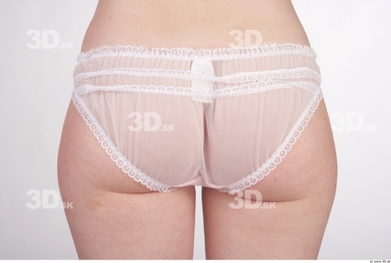 Bottom Woman White Underwear Slim