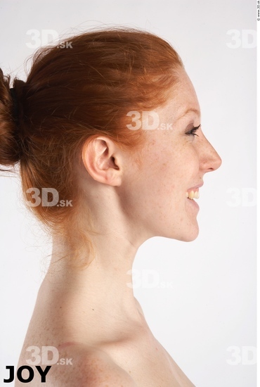 Whole Body Head Emotions Woman Animation references Nude Slim Studio photo references