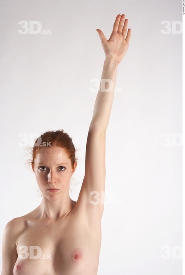 Arm Whole Body Woman Animation references Nude Slim Studio photo references