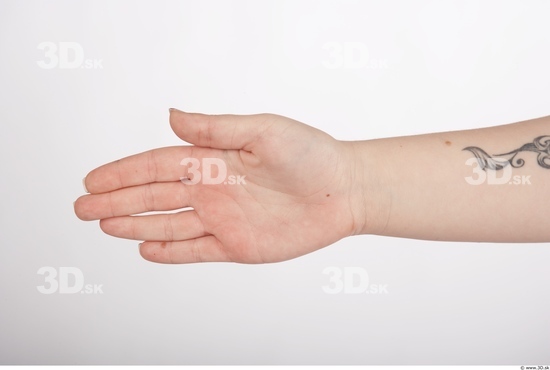 Hand Whole Body Woman Average Studio photo references