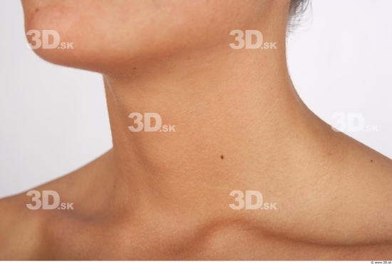 Neck Whole Body Woman Athletic Studio photo references