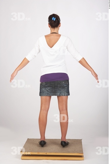 Whole Body Woman Casual Athletic Studio photo references