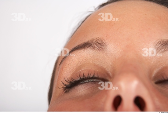 Eye Whole Body Woman Athletic Studio photo references