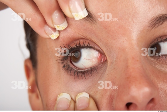 Eye Whole Body Woman Athletic Studio photo references