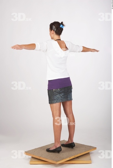 Whole Body Woman T poses Casual Athletic Studio photo references