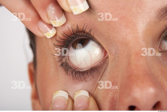 Eye Whole Body Woman Athletic Studio photo references