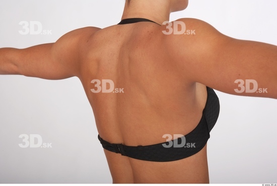 Whole Body Back Woman Underwear Athletic Studio photo references