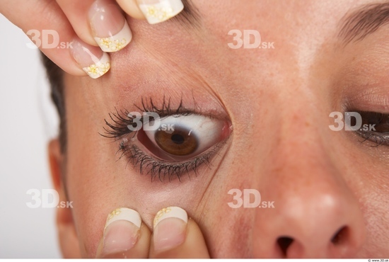 Eye Whole Body Woman Athletic Studio photo references